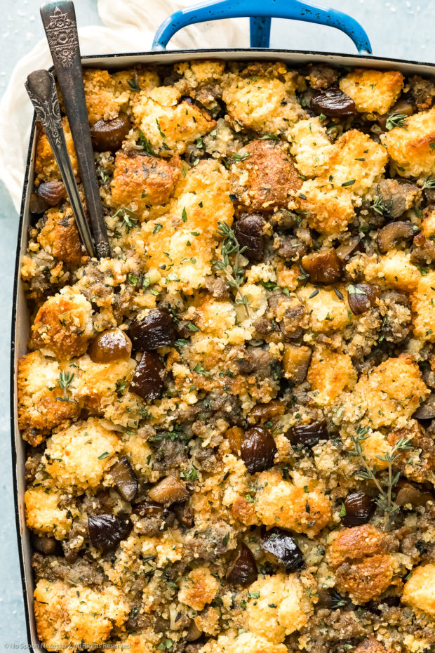 Roasted Chestnut Stuffing Recipe - No Spoon Necessary