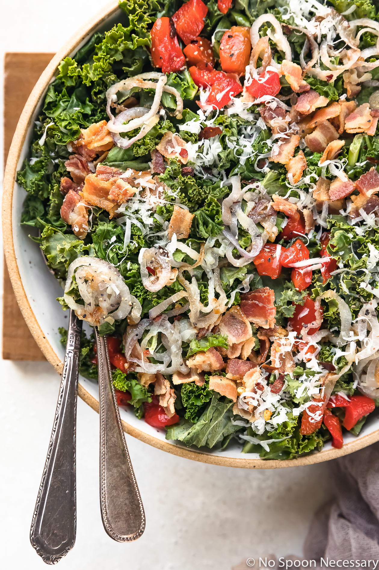 Warm Kale Salad Recipe - No Spoon Necessary
