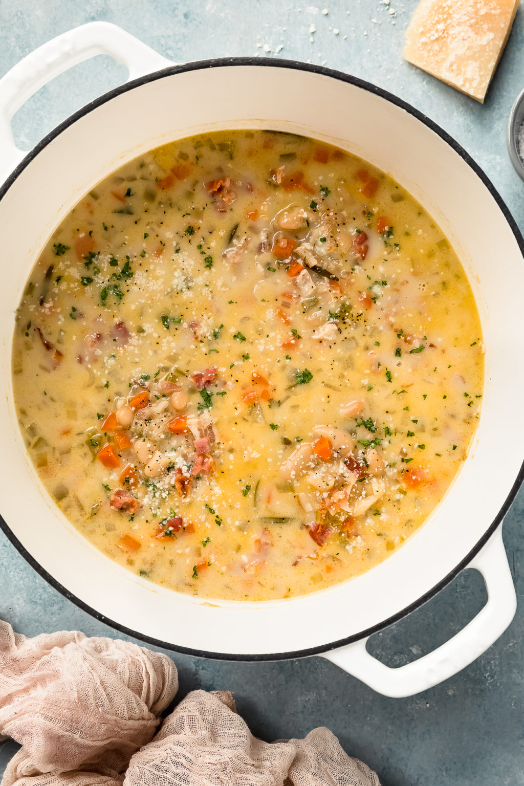 Tuscan White Bean Soup Recipe - No Spoon Necessary
