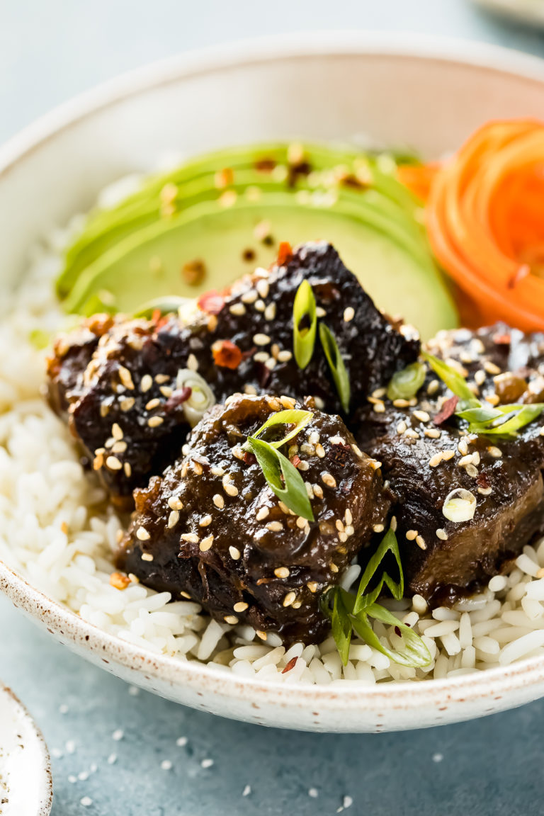 Korean Beef Short Ribs Slow Cooker Recipe No Spoon Necessary